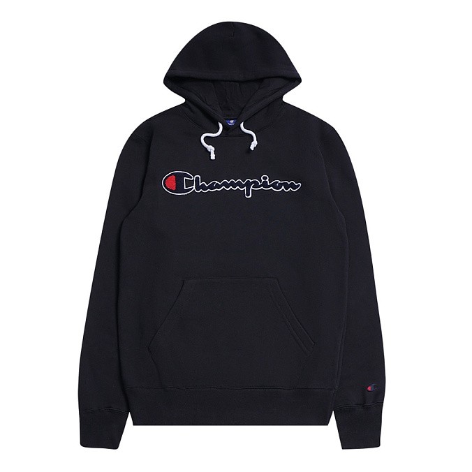Толстовка Champion Script Logo Cotton Terry Hoodie