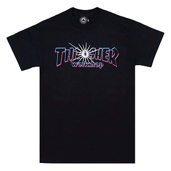 Футболка Thrasher X AWS - Nova T-shirt Black