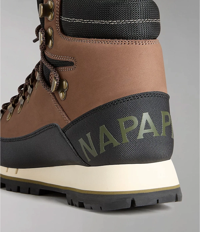 Ботинки мужские Napapijri Rock City Boots Raindrum Brown