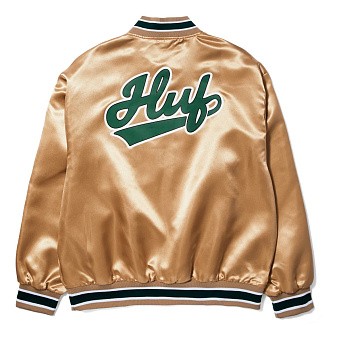 Бомбер HUF Pop Fly Satin Baseball Jacket