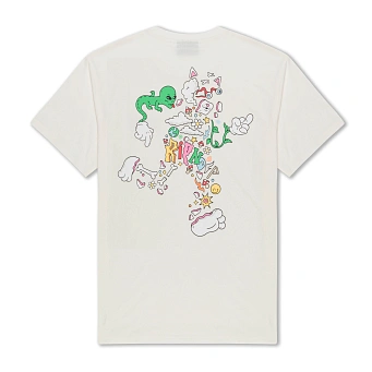 Футболка RIPNDIP Broken Down Tee Bone