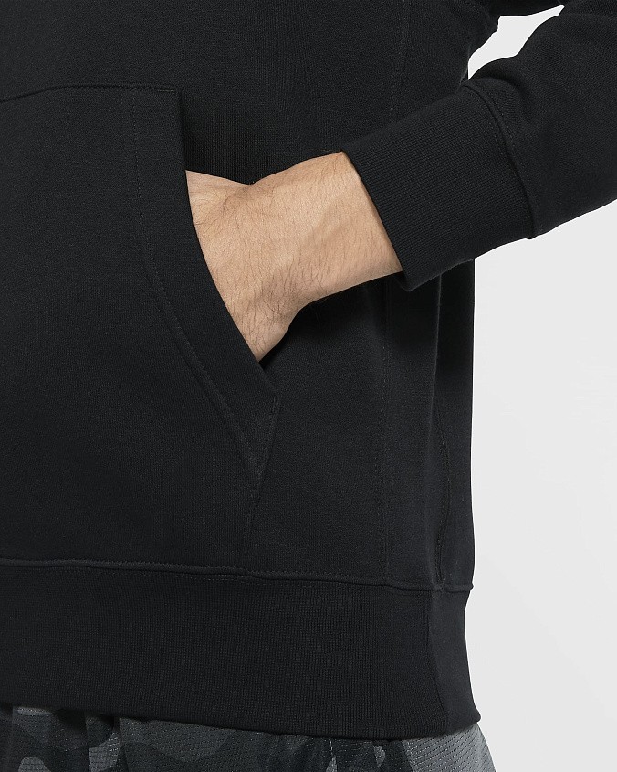 Толстовка Nike Sportswear Club Fleece Black/Black/White