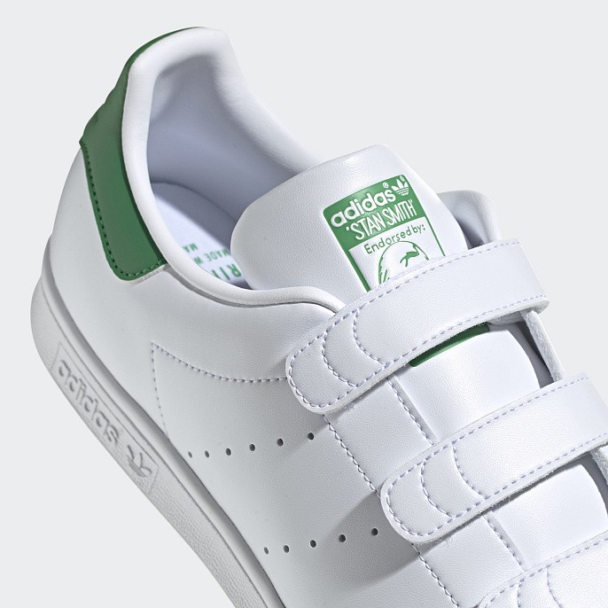 Кеды мужские adidas Originals Stan Smith Cloud White/Cloud White/Green