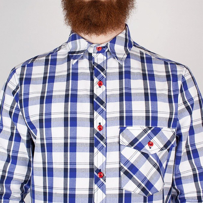 Рубашка SKILLS Check Shirt Light Blue