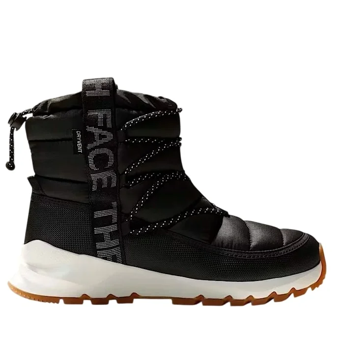 Ботинки дутики зимние The North Face ThermoBall™ Waterproof Lace-Up Winter Boots TNF Black/Gardenia White