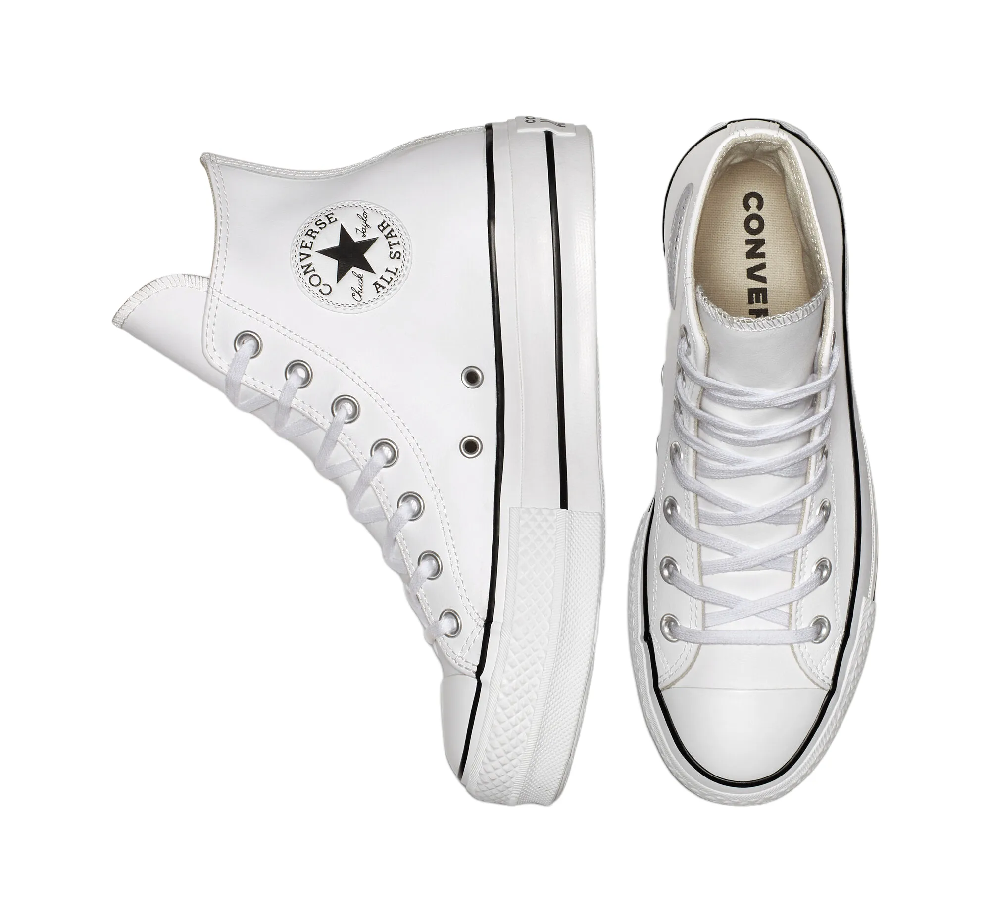 Converse chuck taylor all star lift leather on sale sneaker