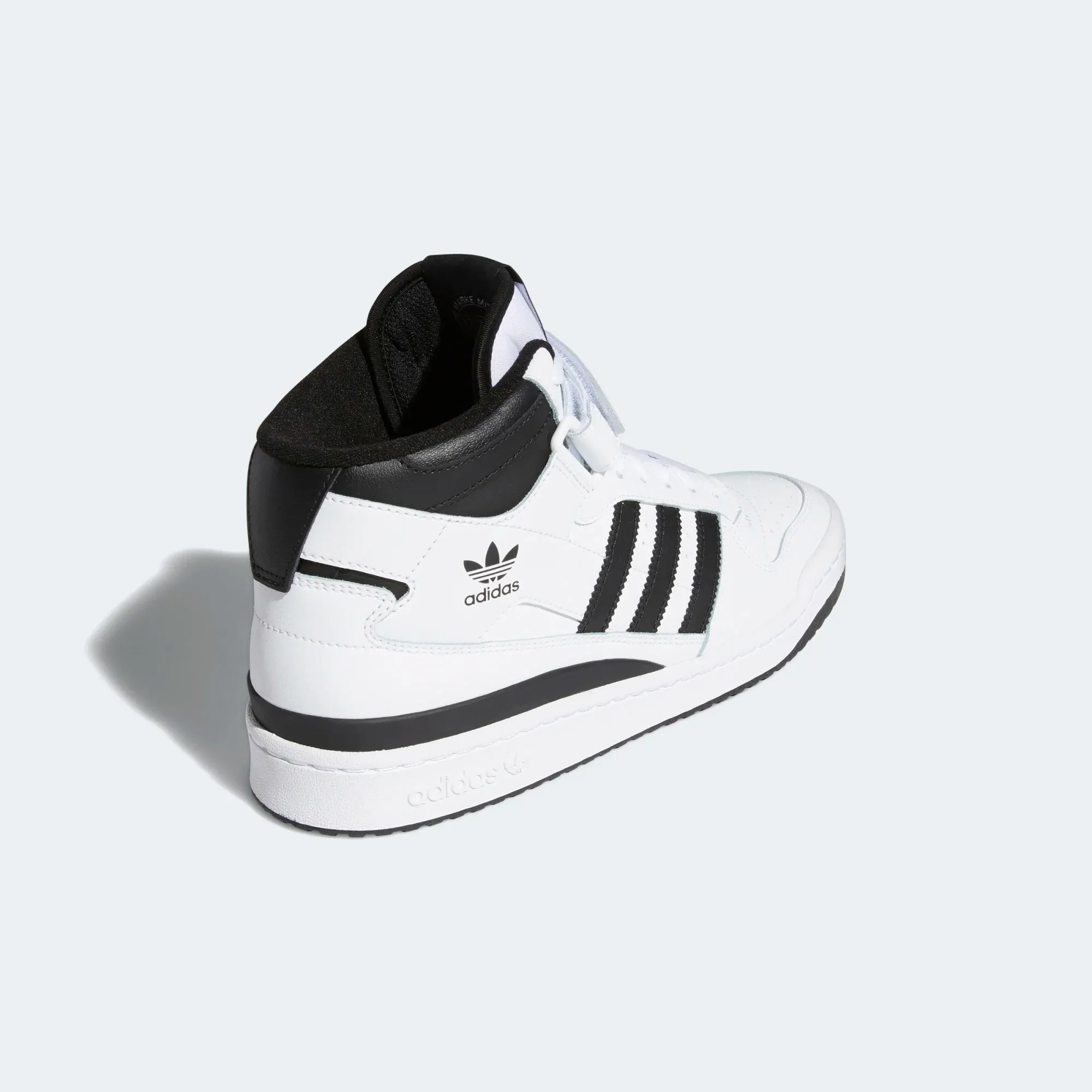 Mens white best sale high top adidas