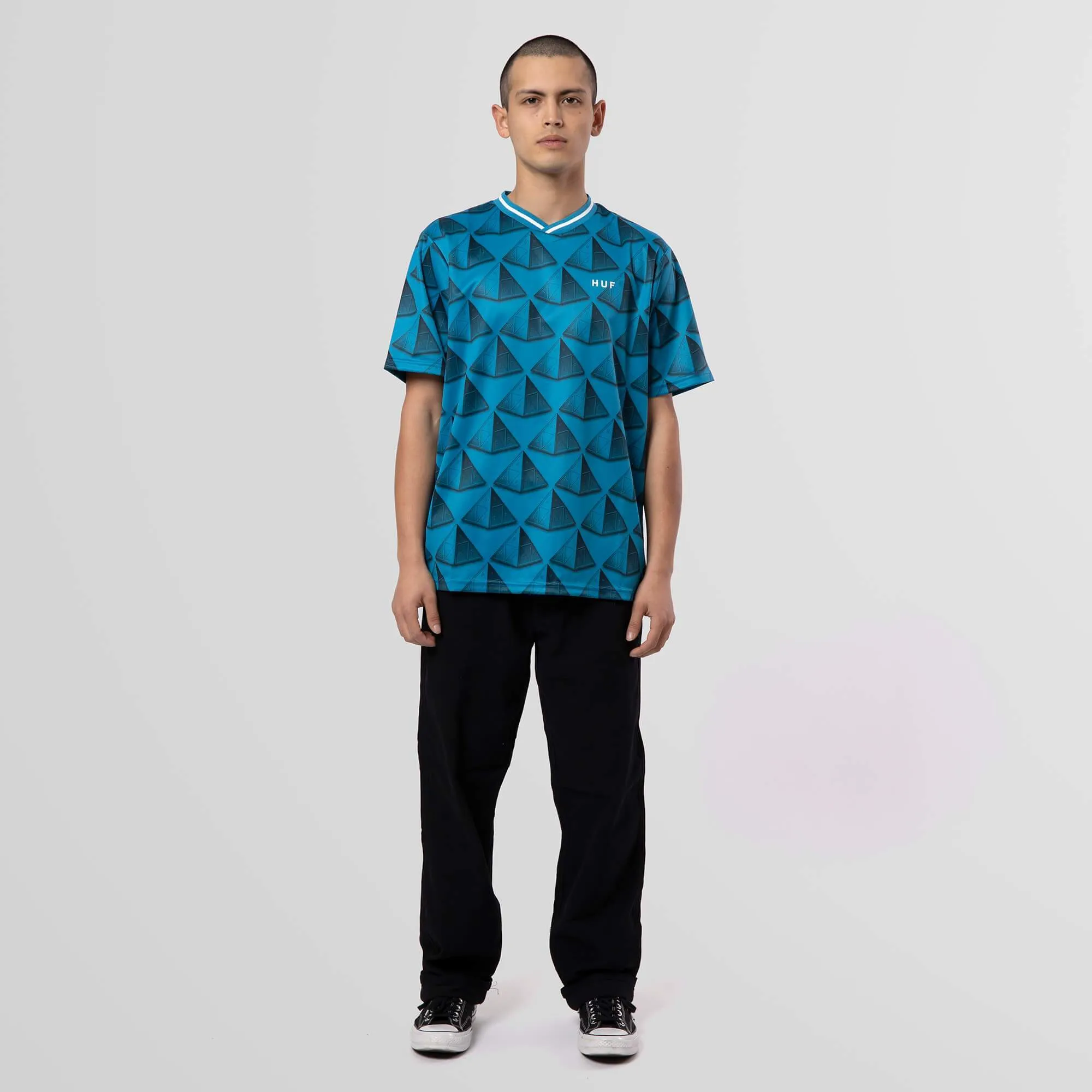 Футболка HUF Trinity Short Sleeve Soccer Jersey купить в Перми —  интернет-магазин FRIDAY