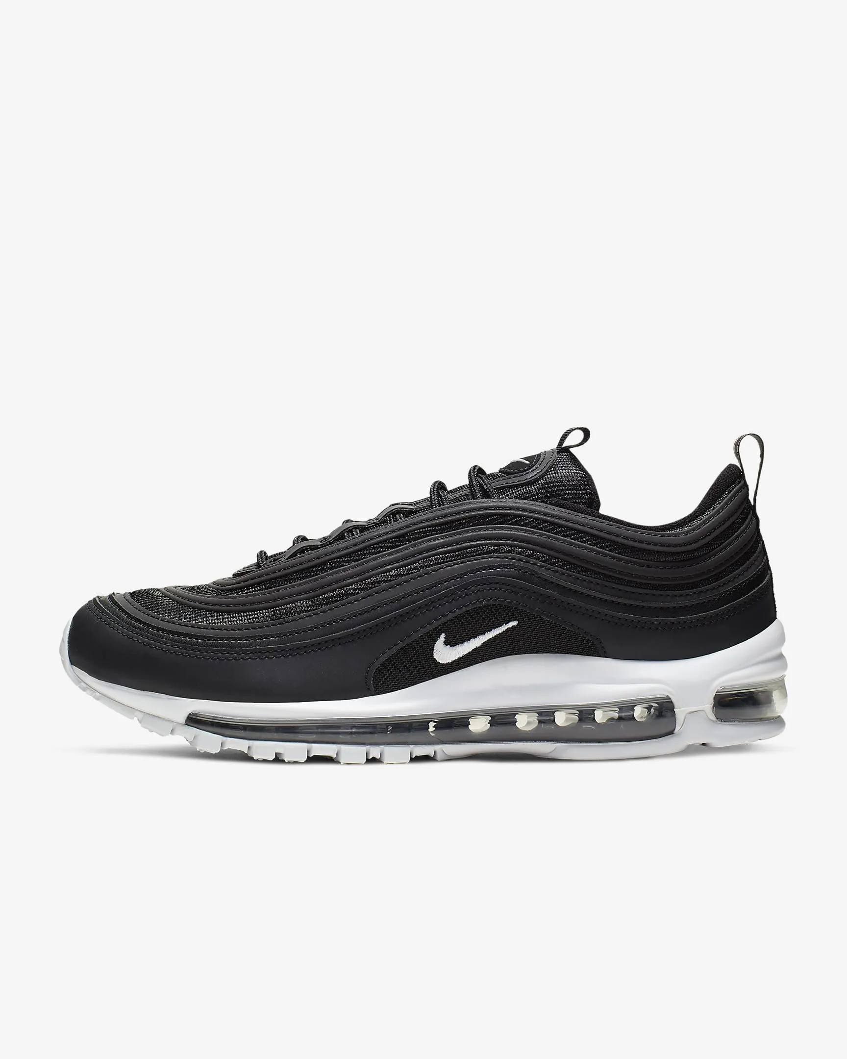 Nike air max 97 black and 2025 white size 7