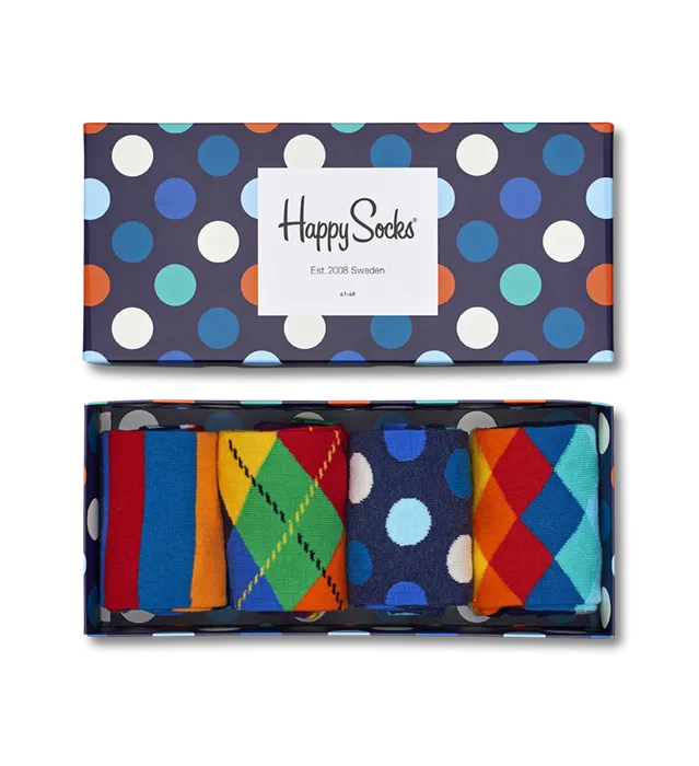 Набор носков Happy Socks Big Dot Gift Box