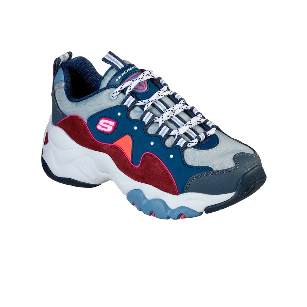 Skechers d lites hot sale 3 mens blue