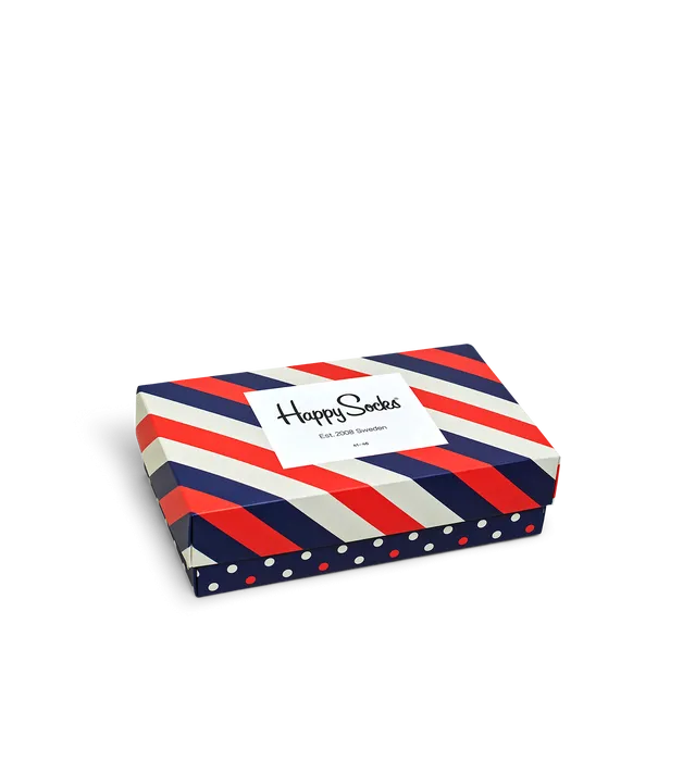 Набор носков Happy Socks Classic Stripe Gift Box