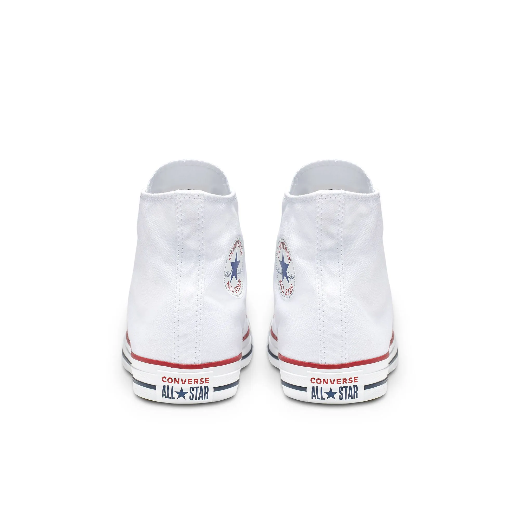 Converse all star store hi top white